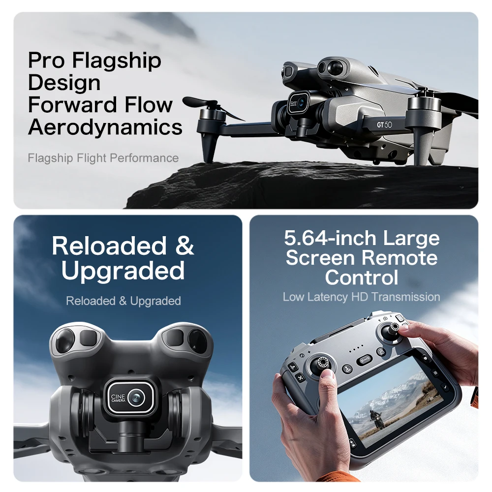 Brand+ GT50 4K FPV Drone 8K HD - đánh giá và giá Drone Rc Gt50