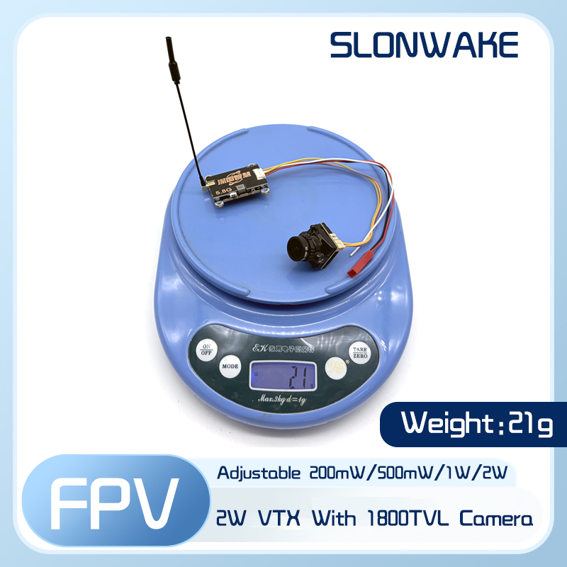 SLONWAKE 5.8G 56CH 2W transmit - đánh giá và giá Fpv Camera Cmos