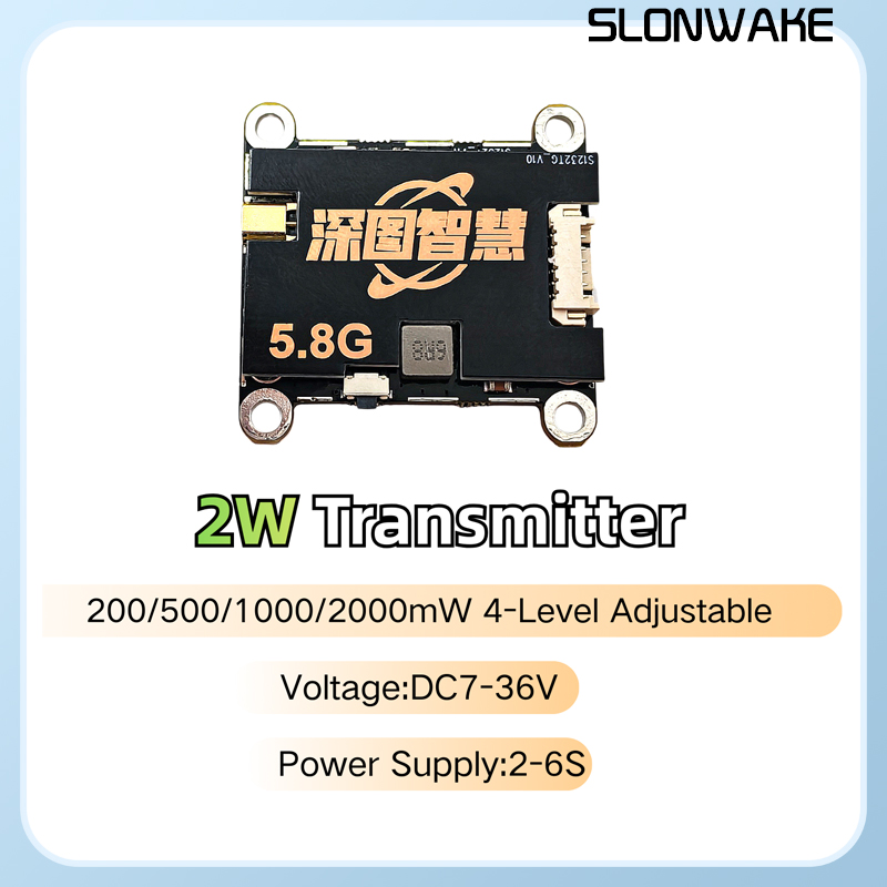 SLONWAKE 5.8G 56CH 2W transmit - đánh giá và giá Fpv Camera Cmos