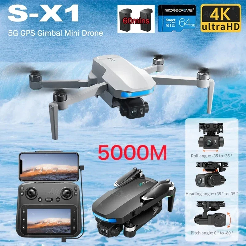 S-X1 Mini Drone 8K Professiona - đánh giá và giá Drone X1 Rc