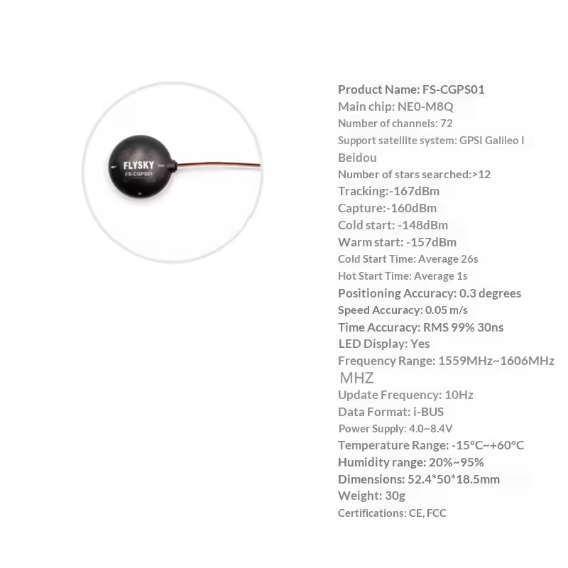 Flysky FS-G11P GPS FS-CGPS01 7 - đánh giá và giá Flight Controller