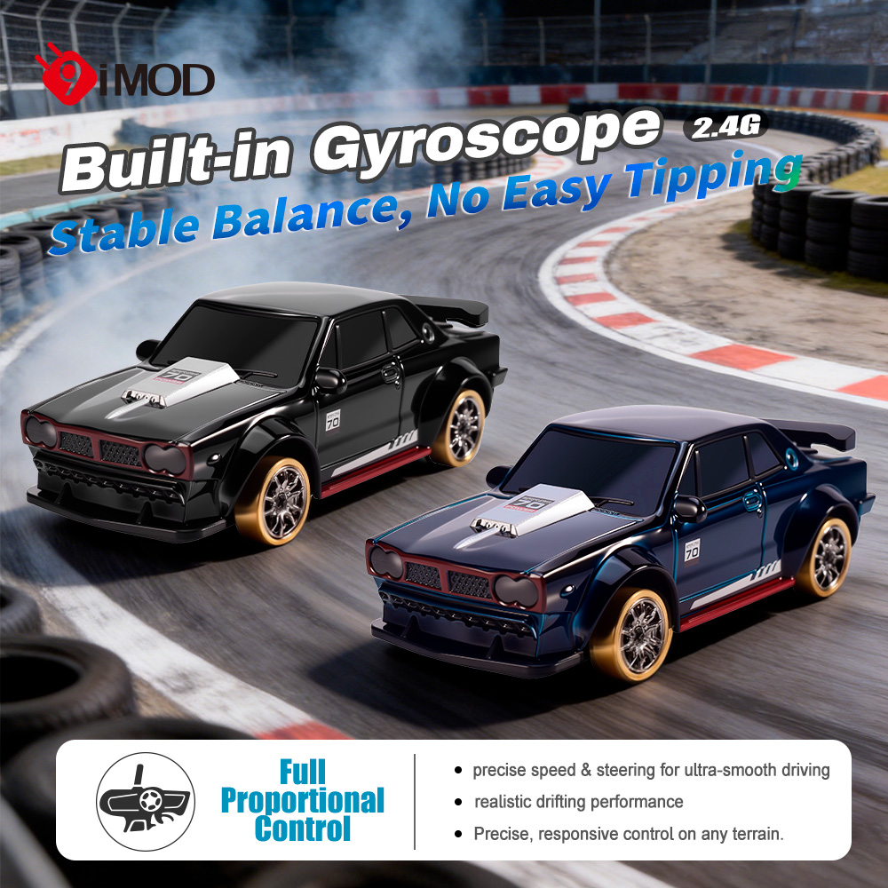 9IMOD 1/64 RC Drift Car 2.4G 4 - đánh giá và giá Drone Rc Bolide