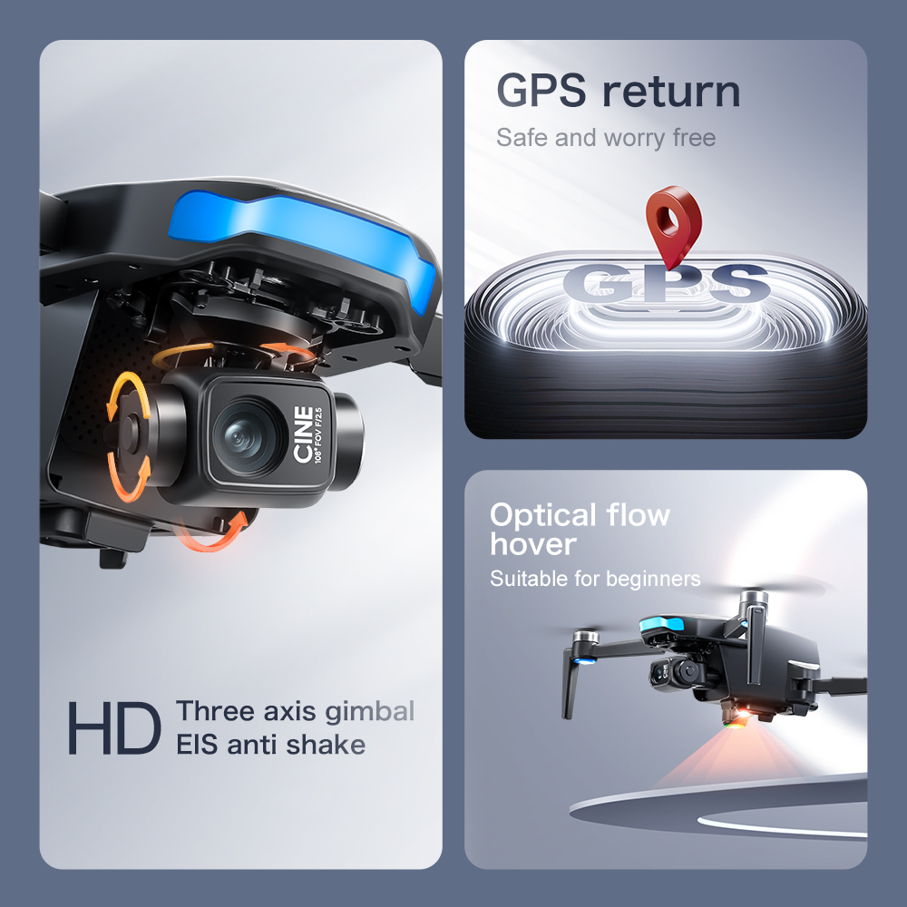 Original S-X1 GPS Drone 8KHD p - đánh giá và giá Drone X1 Rc