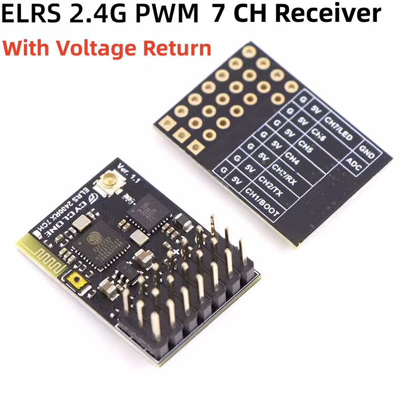ELRS 2.4G PWM 7CH 6CH CRSF Rec - đánh giá và giá Fpv Antenna Receiver