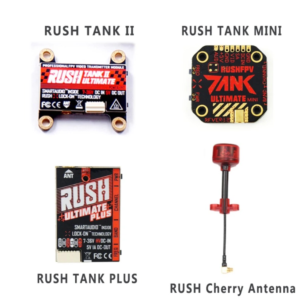 RUSH TANK Ultimate II/Mini/PLU - đánh giá và giá Fpv Antenna Receiver