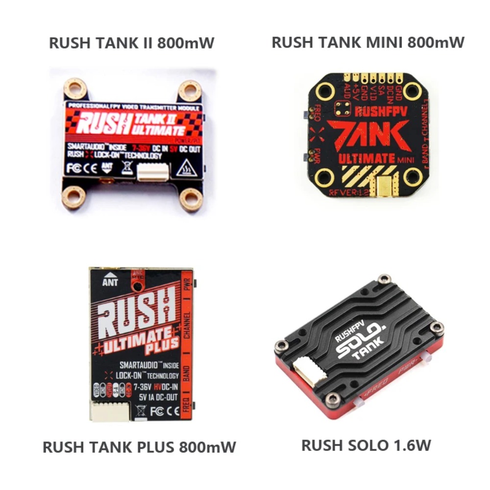RUSH TANK Ultimate II/Mini/PLU - đánh giá và giá Fpv Antenna Receiver