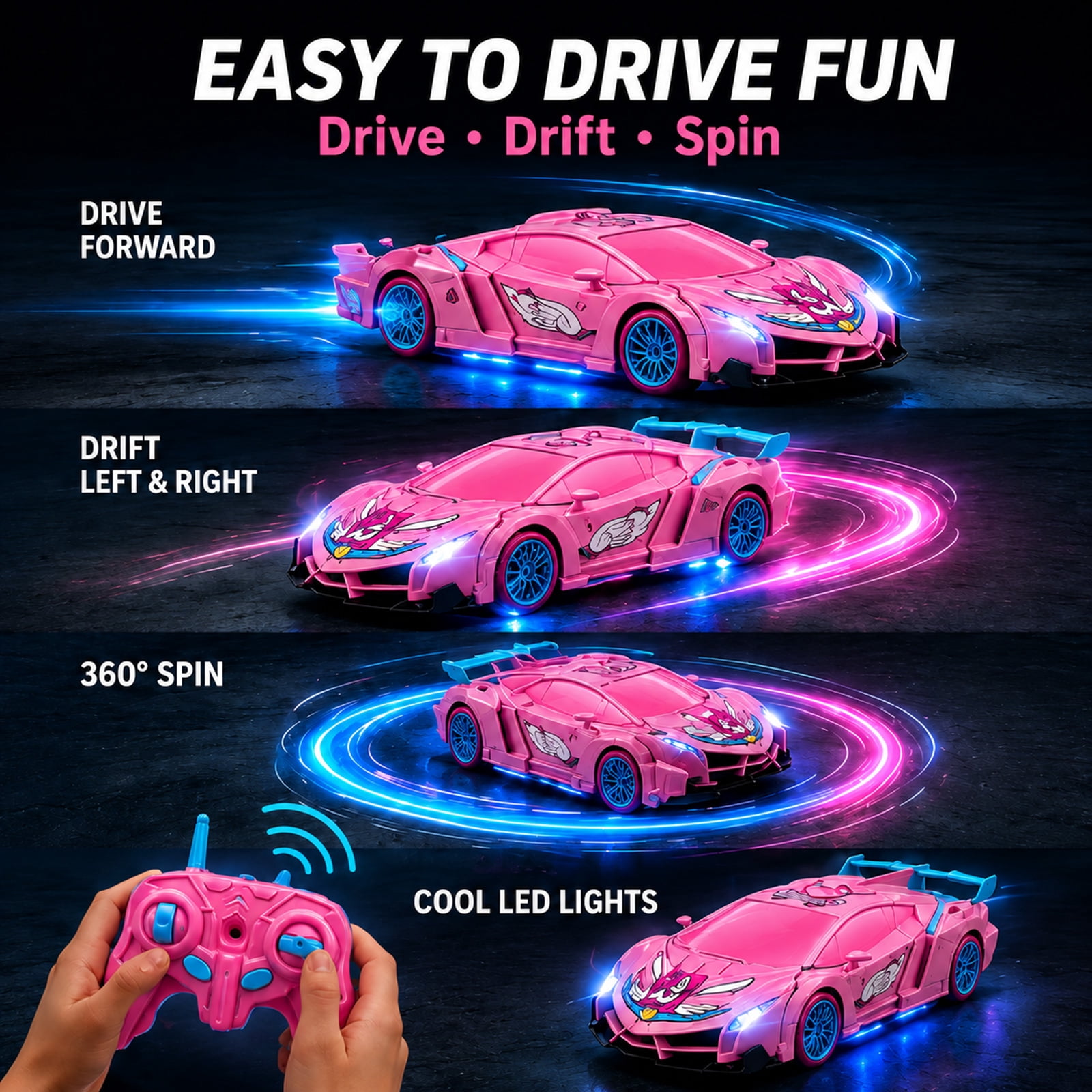 Unicorn RC Transforming Robot  - đánh giá và giá Drone Rc Bolide