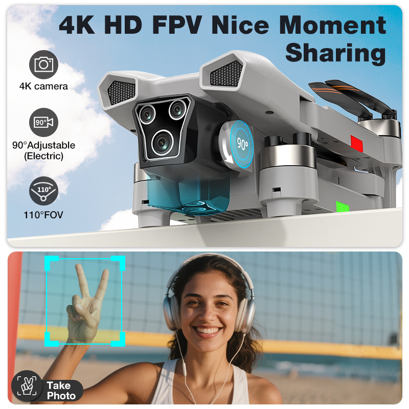 NEW Hot L017 Pro Drone Brushle - đánh giá và giá Drone Rc Pro