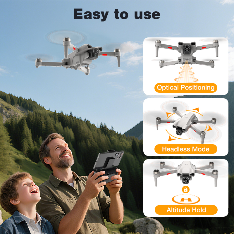 NEW Hot L017 Pro Drone Brushle - đánh giá và giá Drone Rc Pro
