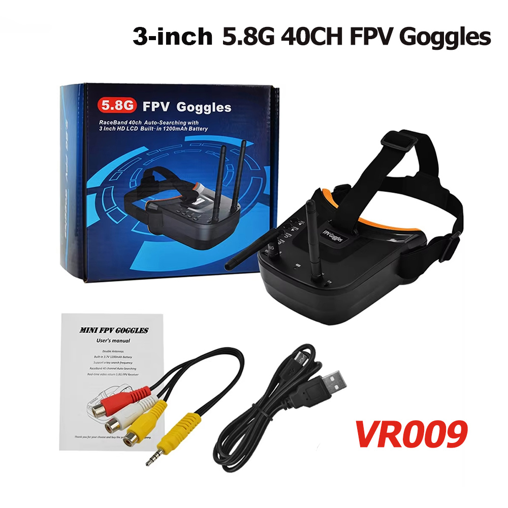 VR009 FPV Video Goggles 3Inch  - đánh giá và giá Fpv Antenna Receiver